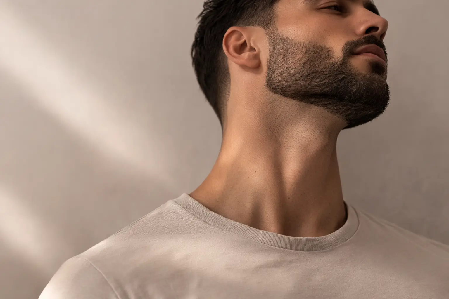 Laser hair removal men's upper body package example image