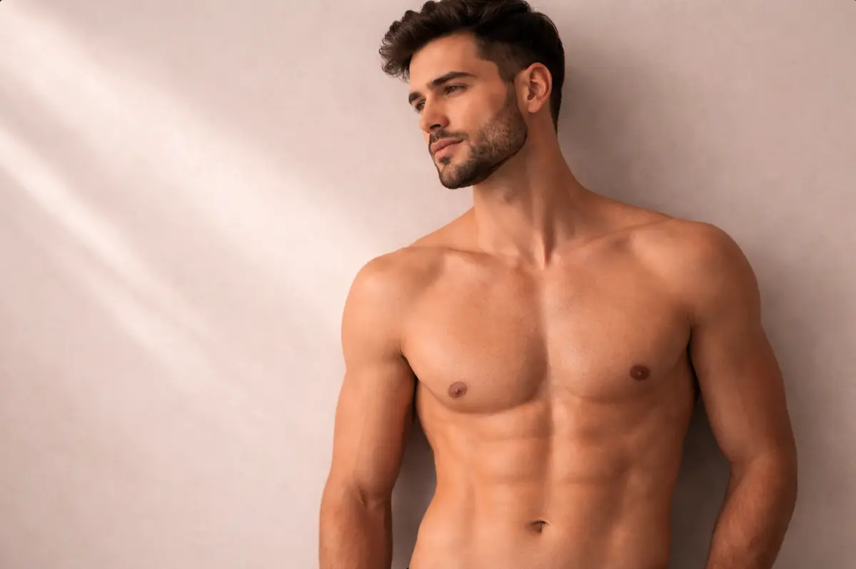 Laser hair removal men's full body package example image